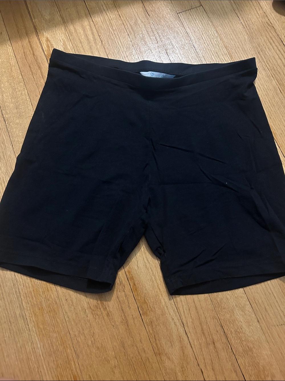 Primark Black Women's Bike Shorts - Stretch Mid-Thigh Fit